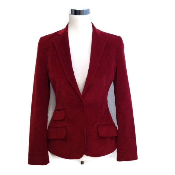 Dolce & Gabbana Jackets & Blazers - Dolce & Gabbana Jacket 40 Red Corduroy Cotton Long